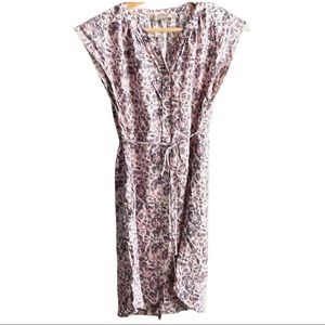 Loft Cap Sleeve Floral Dress